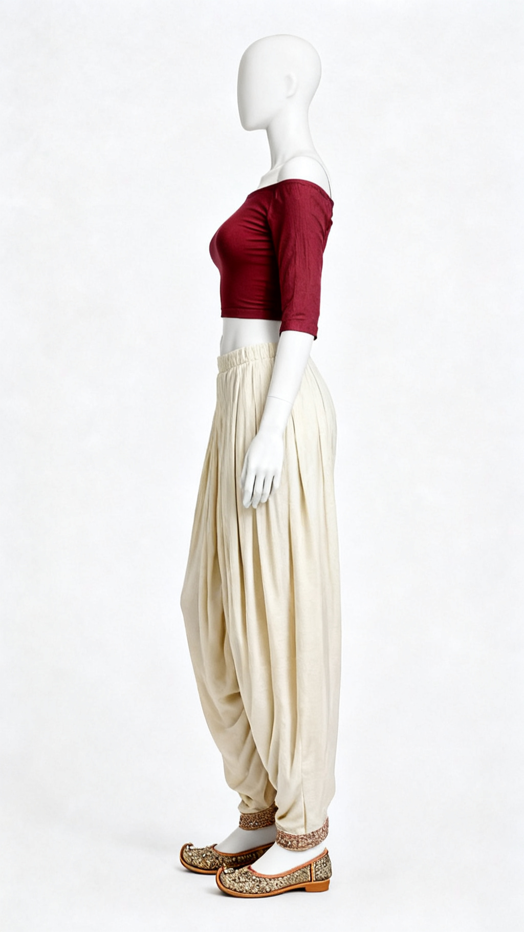 Maroon Classic Blouse