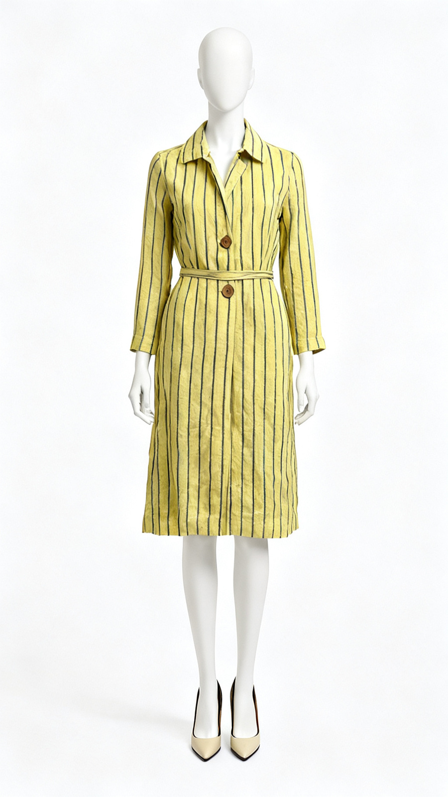 **Striped Shirt Dress**
