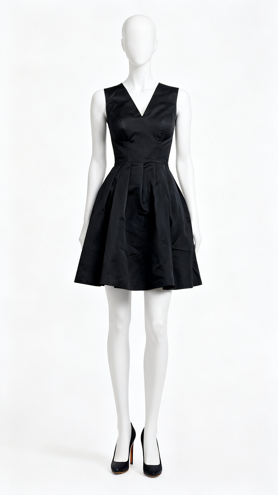 **Black Fit And Flare Dress**