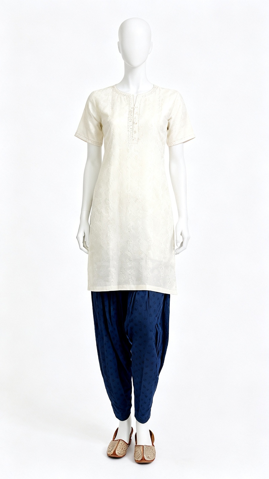 Navy Printed Salwar