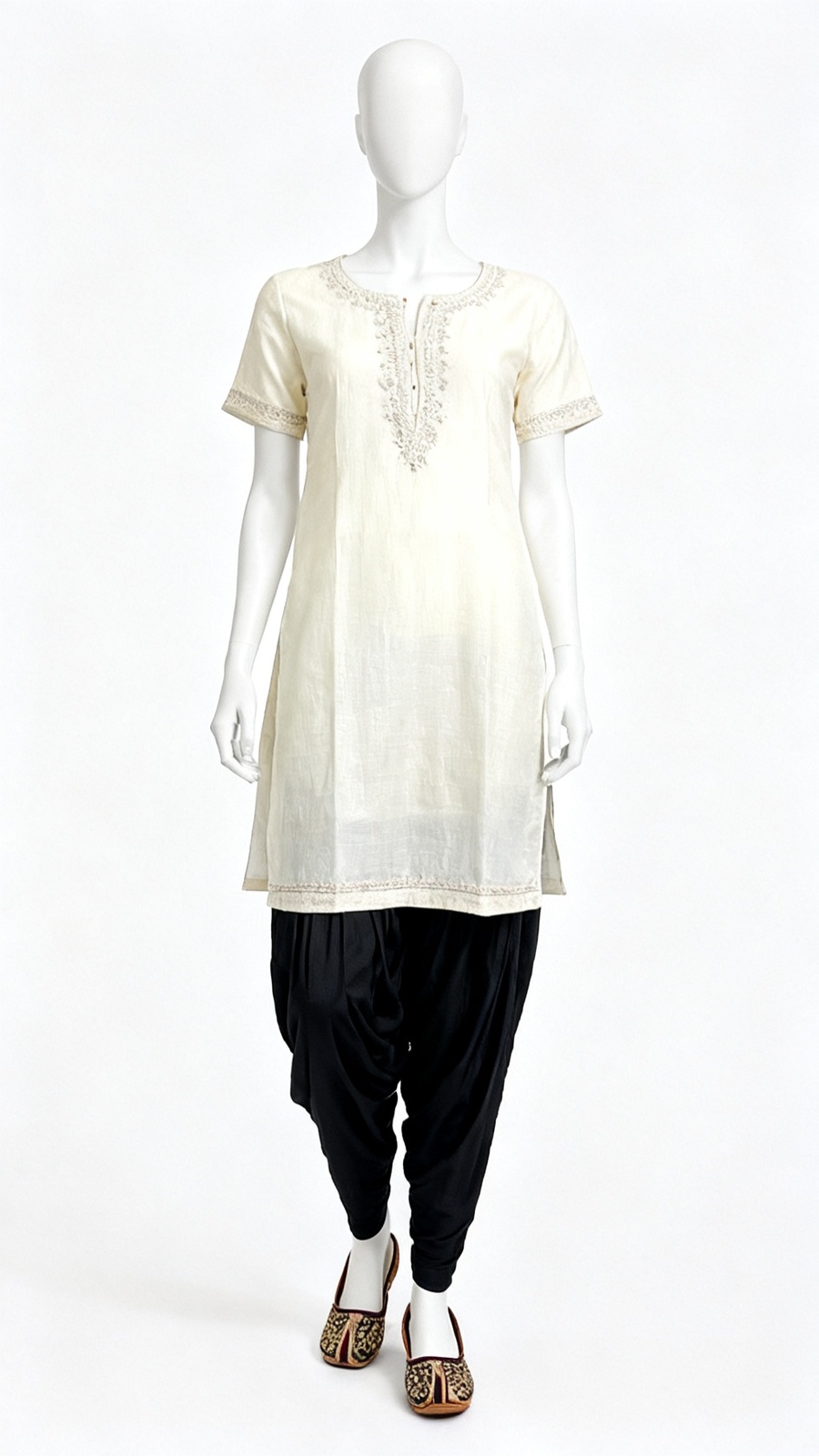 Black Solid Salwar