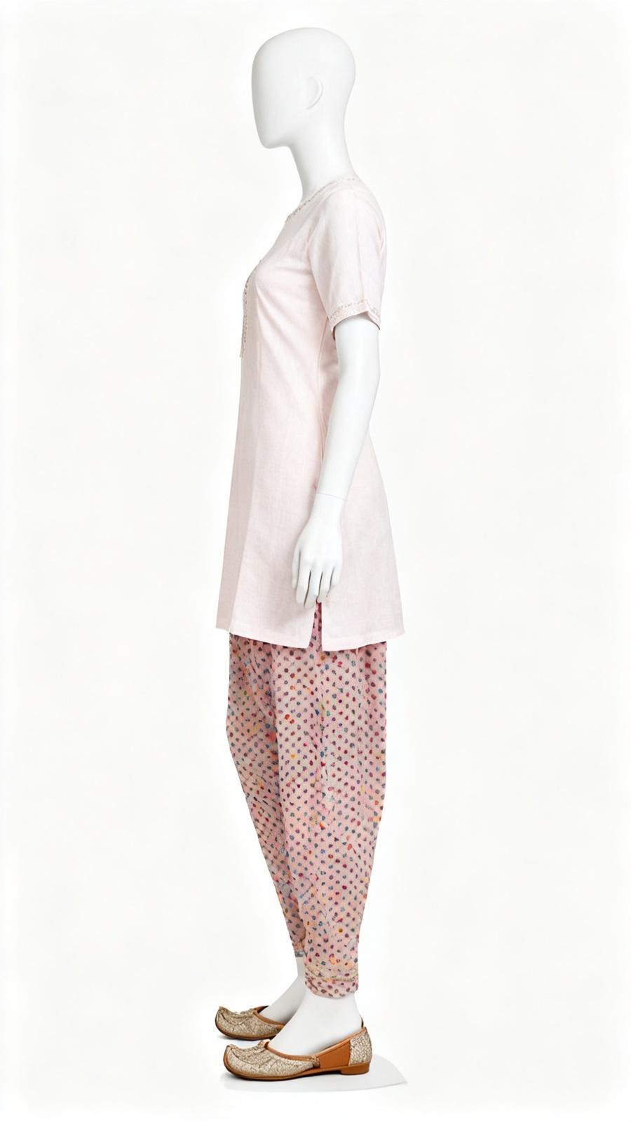 Pink Printed Salwar