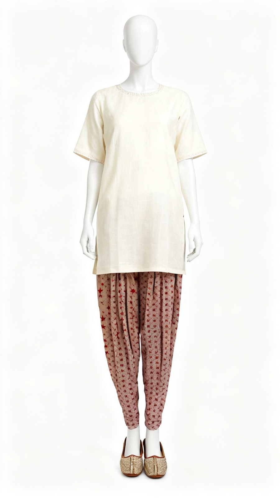 Rust Printed Salwar