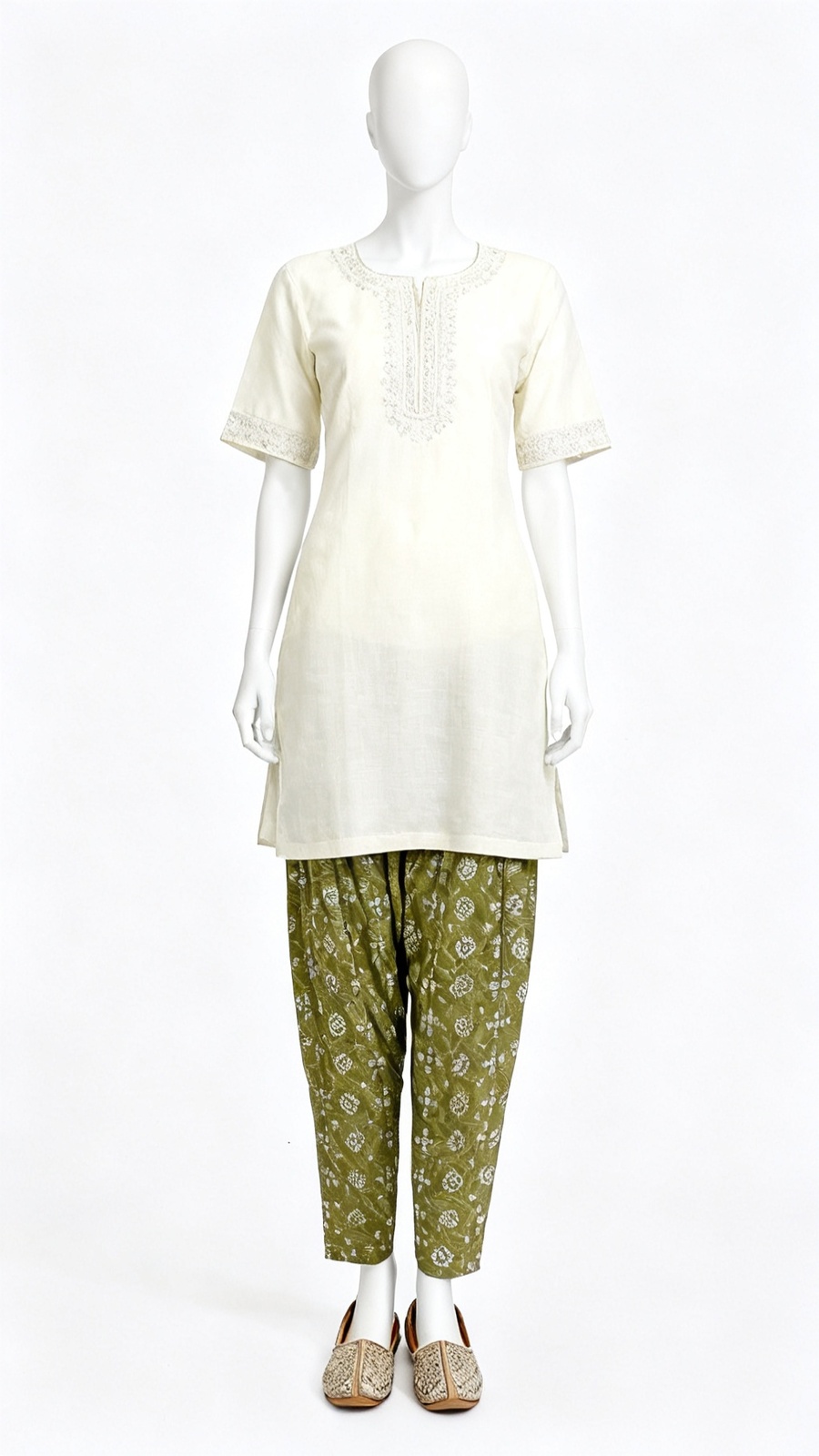 Olive Printed Salwar