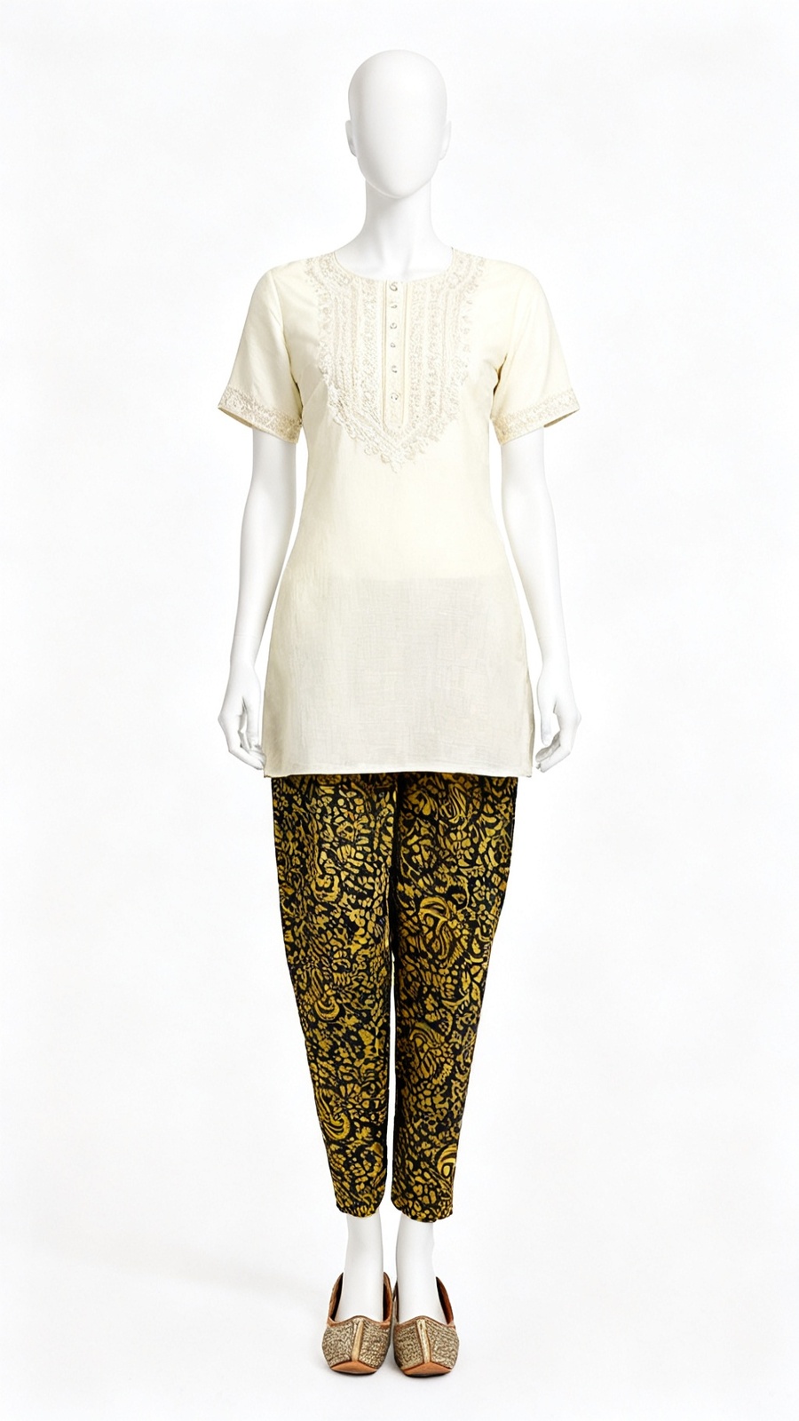 Mustard Printed Salwar