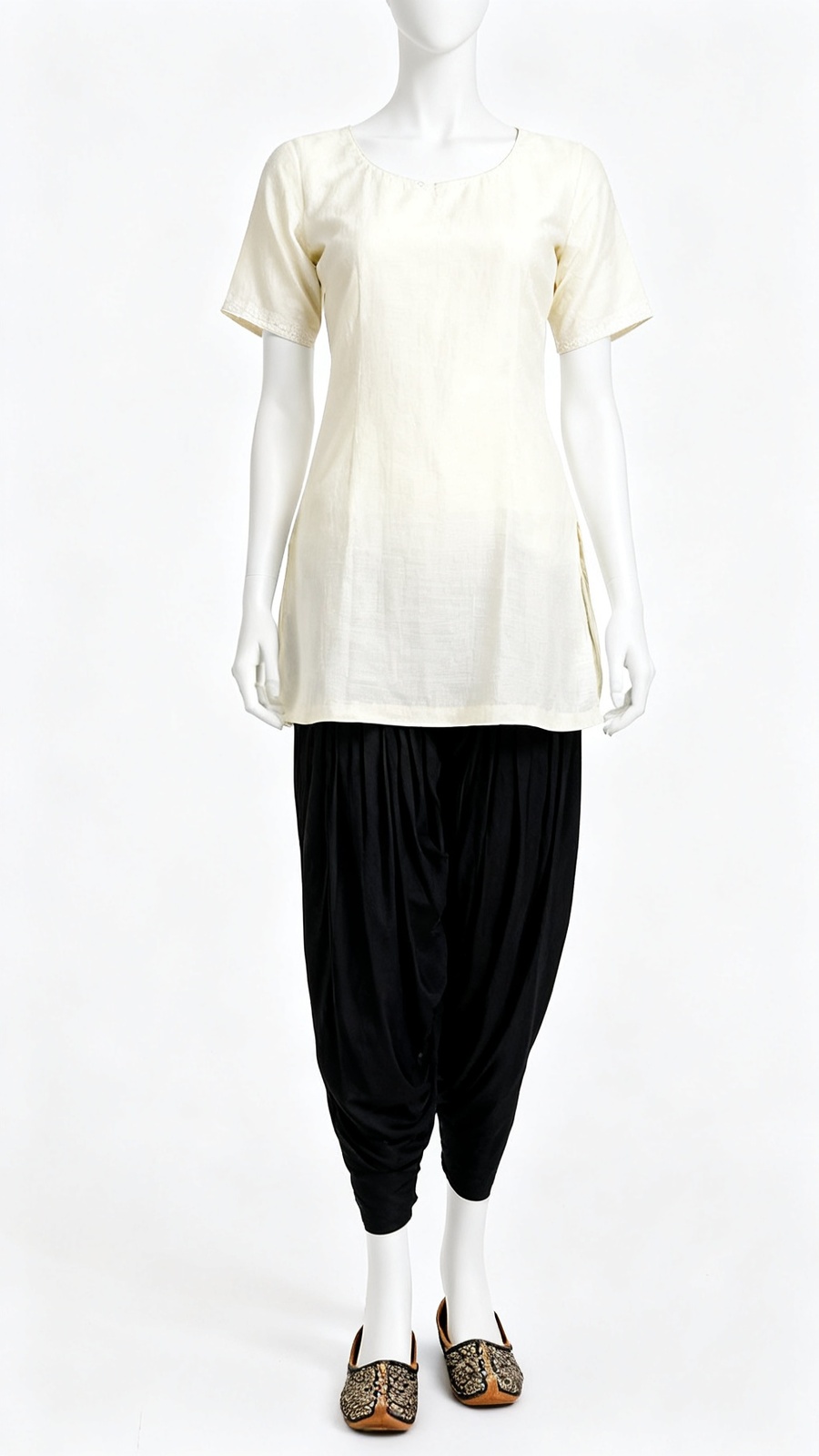Black Solid Salwar