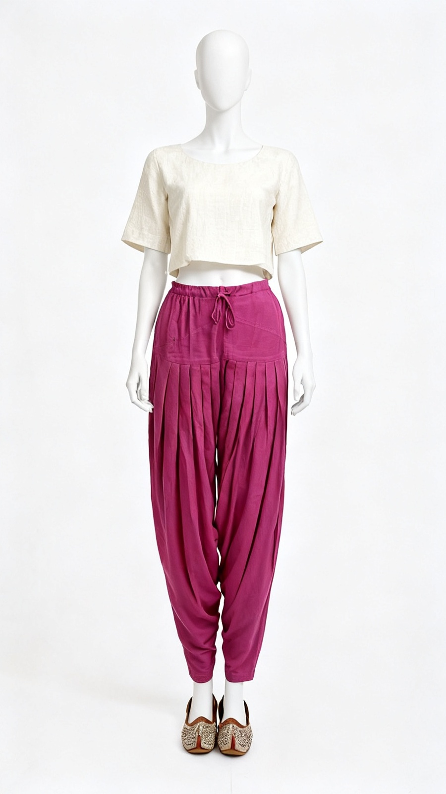 Rani Pink Solid Salwar