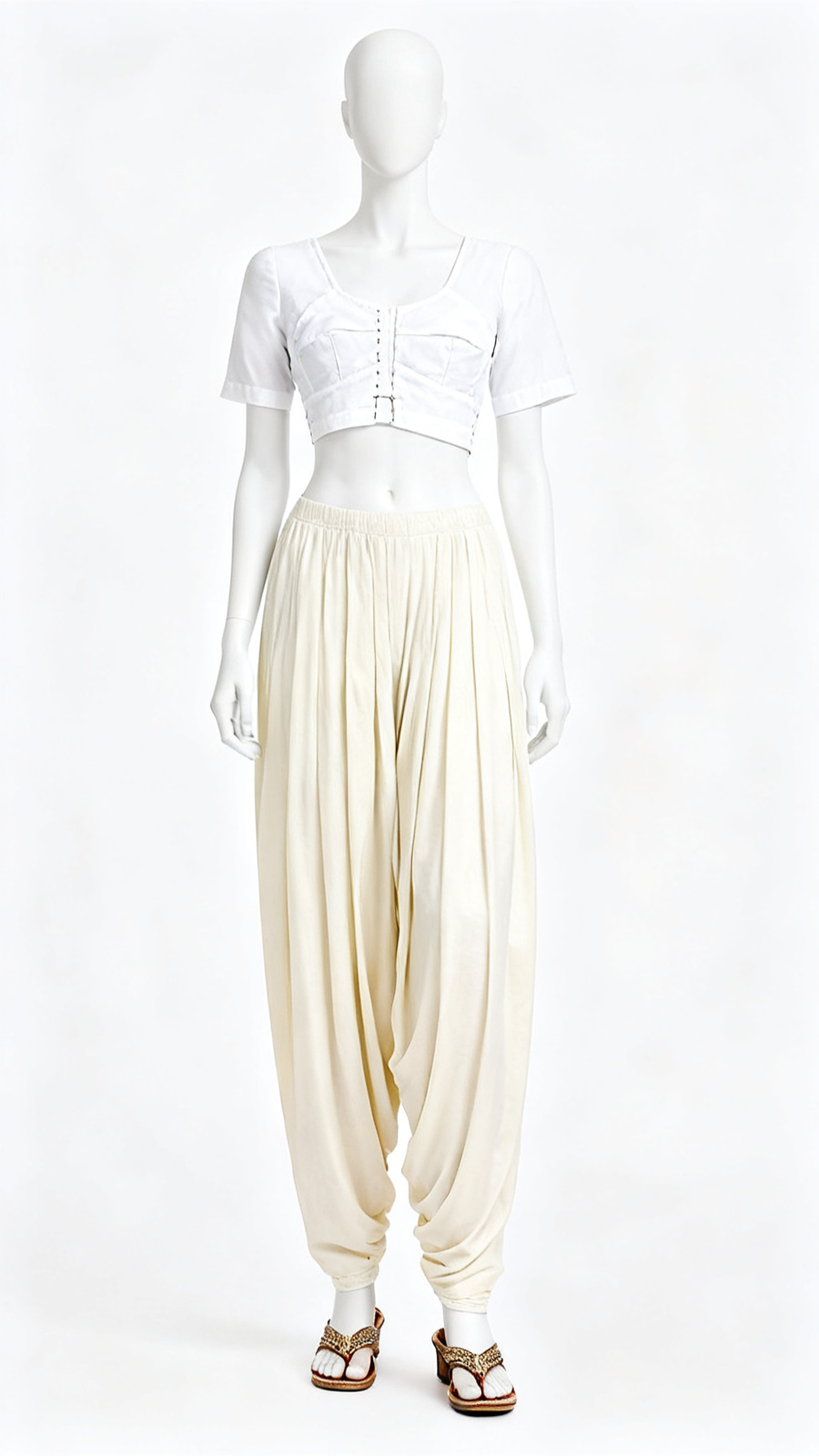 White Structured Blouse