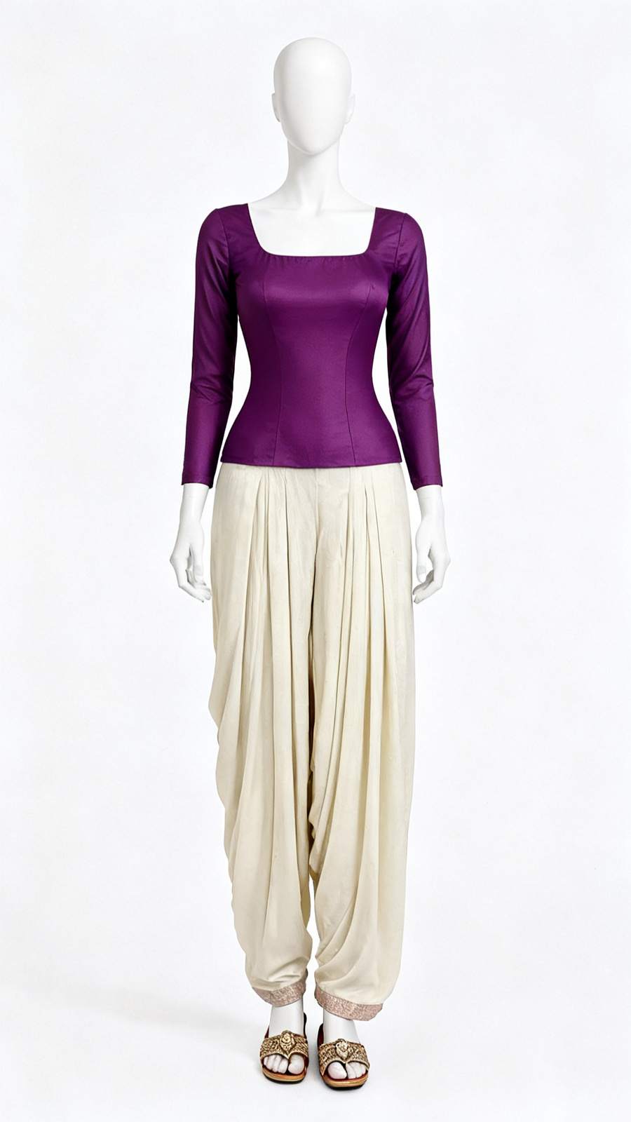 Deep Purple Classic Blouse