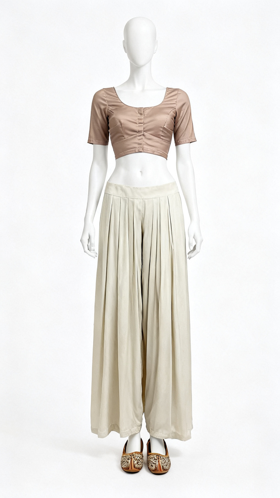 Neutral Beige Blouse