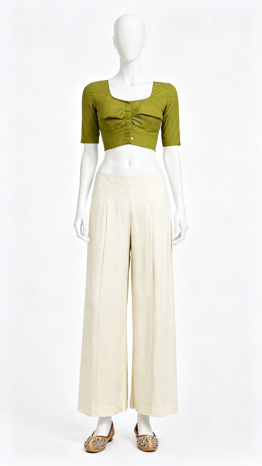 Olive Green Blouse