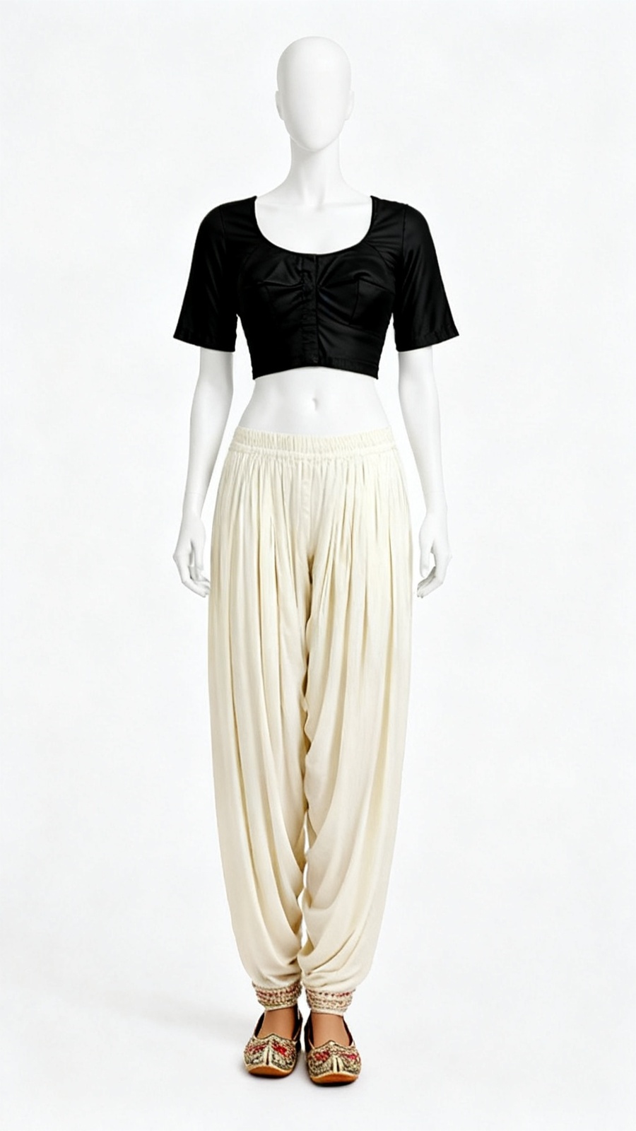 Charcoal Solid Classic Blouse