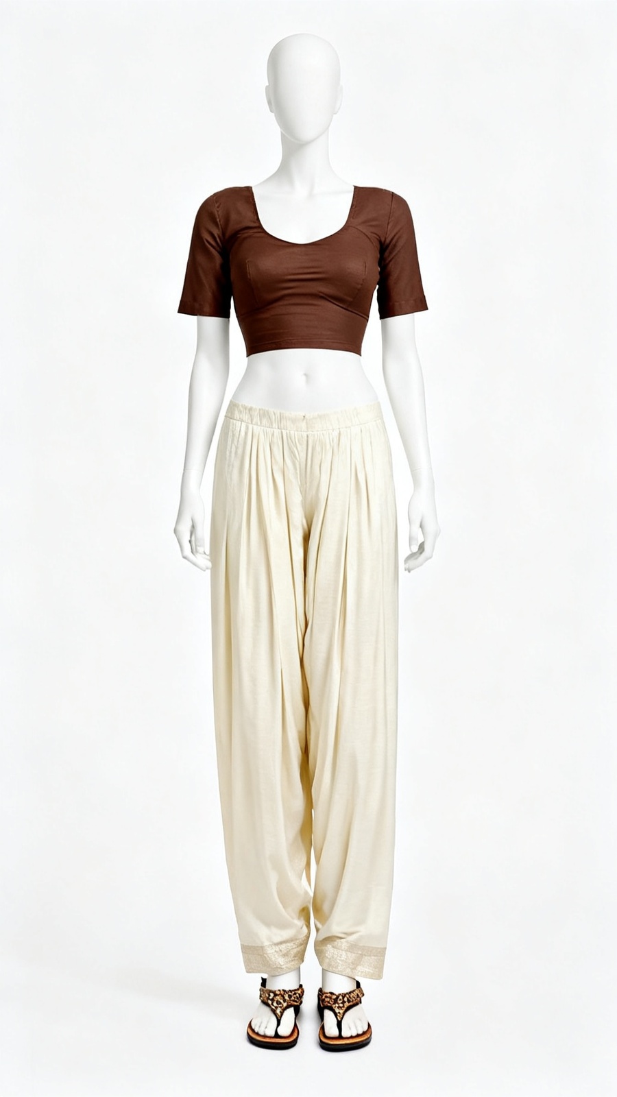 Maroon Solid Classic Blouse