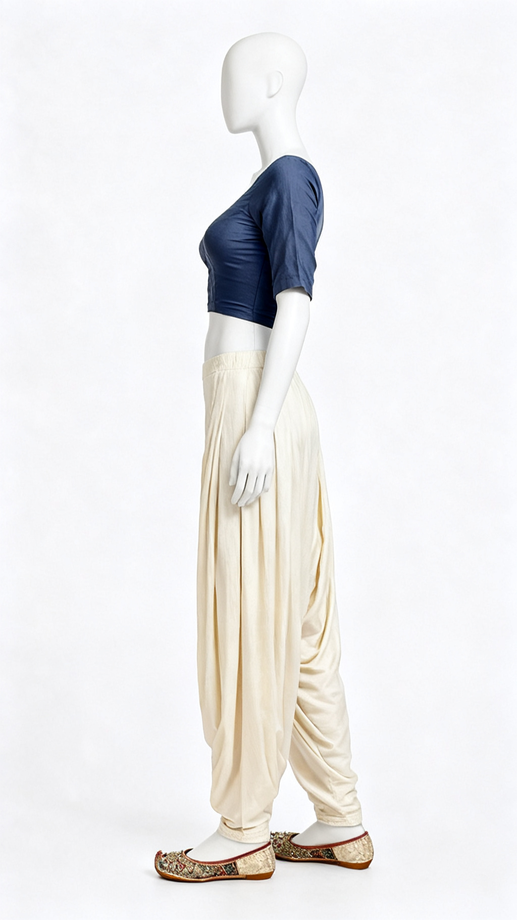 Blue Solid Everyday Blouse
