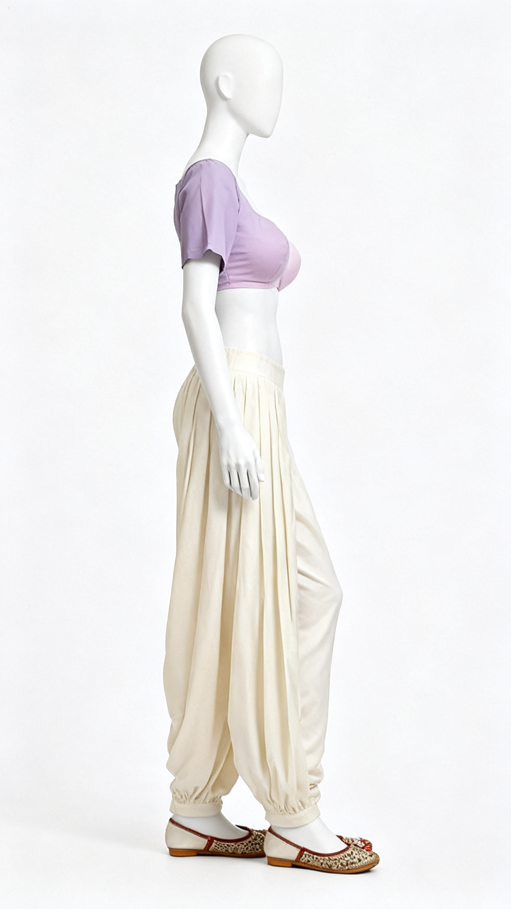 Lavender Solid Blouse