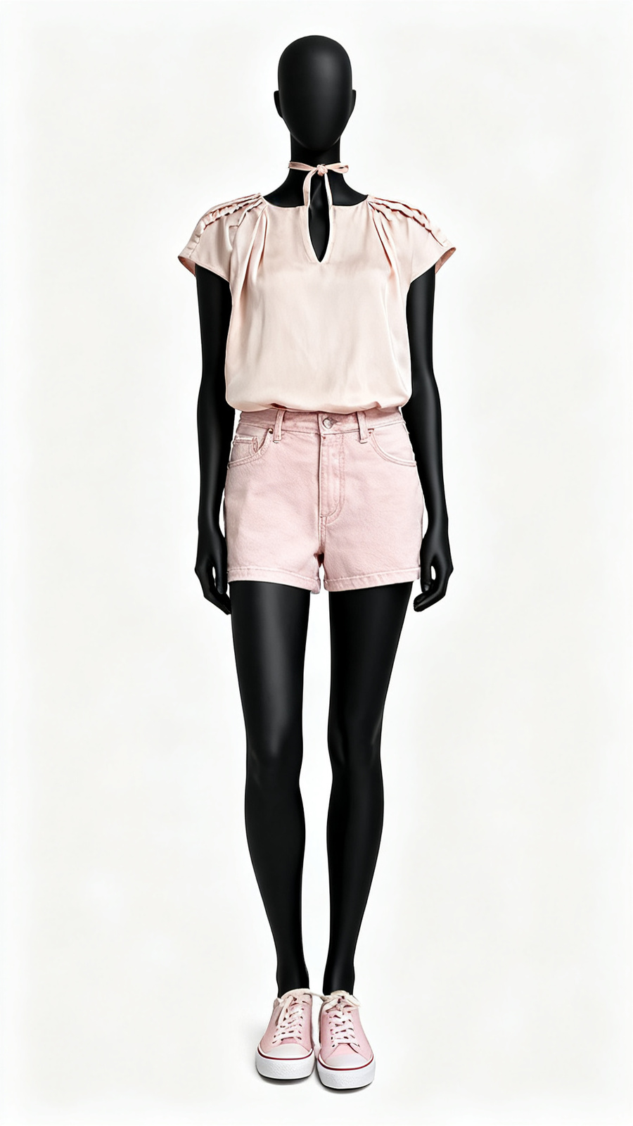 Peach Cap Sleeve Top