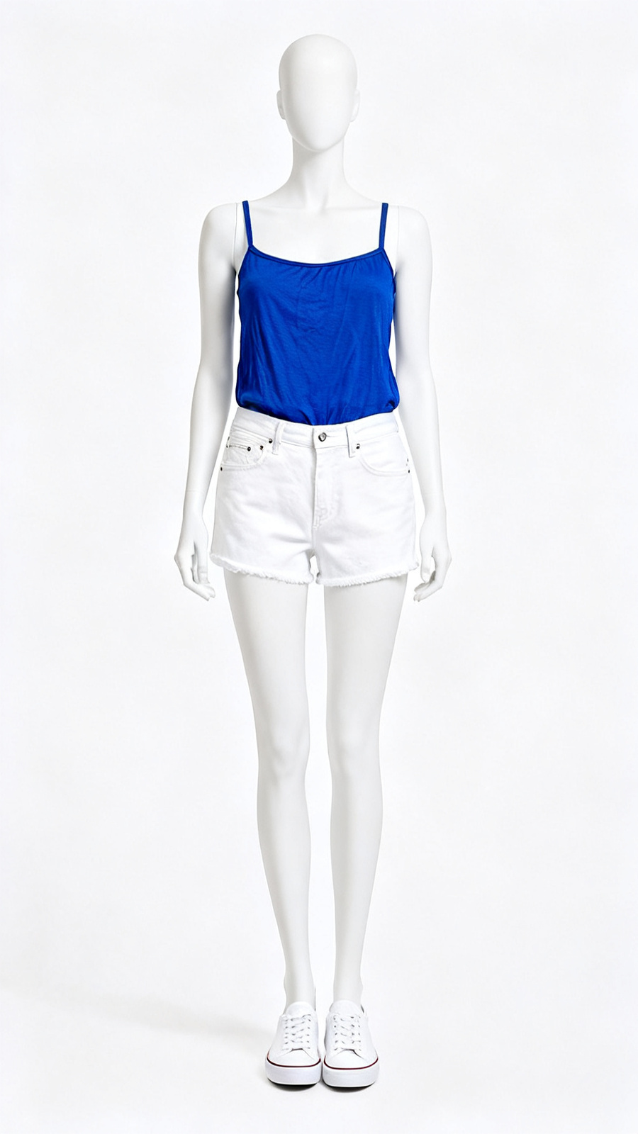 Blue Spaghetti Strap Camisole
