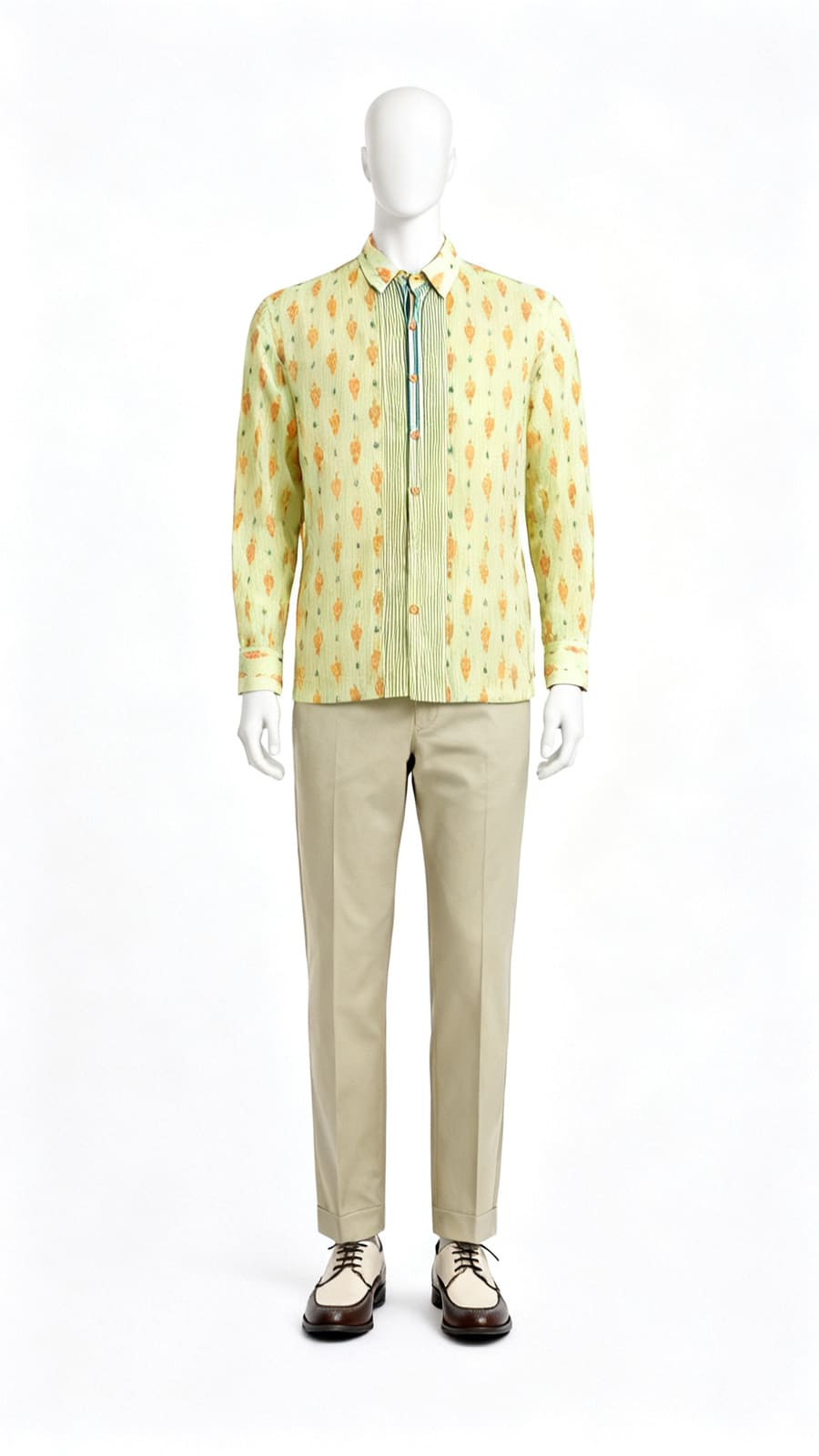 Light Green Printed Shirt (Satyaprem ki Katha Costume)