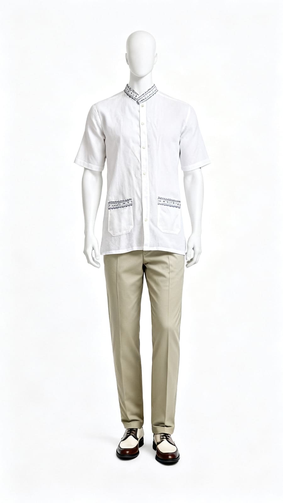 White Dual Pocket Shirt (Satyaprem ki Katha Costume)