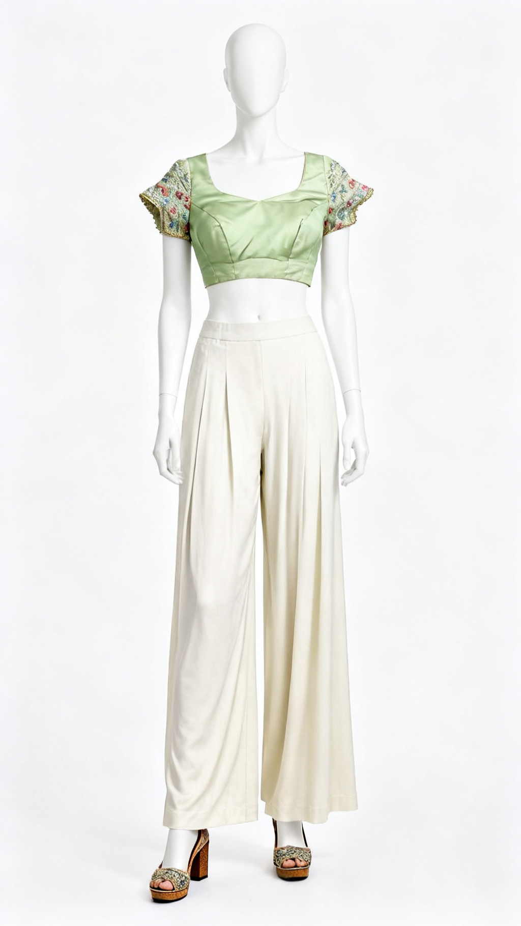 Olive Green Blouse (Satyaprem ki Katha Costume)