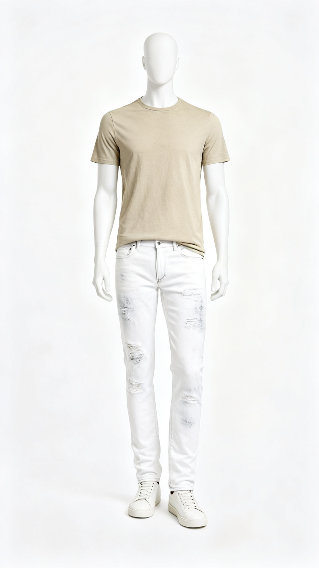Solid Crew Neck T-Shirt