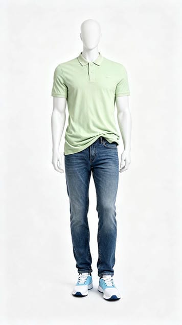 Men Solid Polo T-Shirt