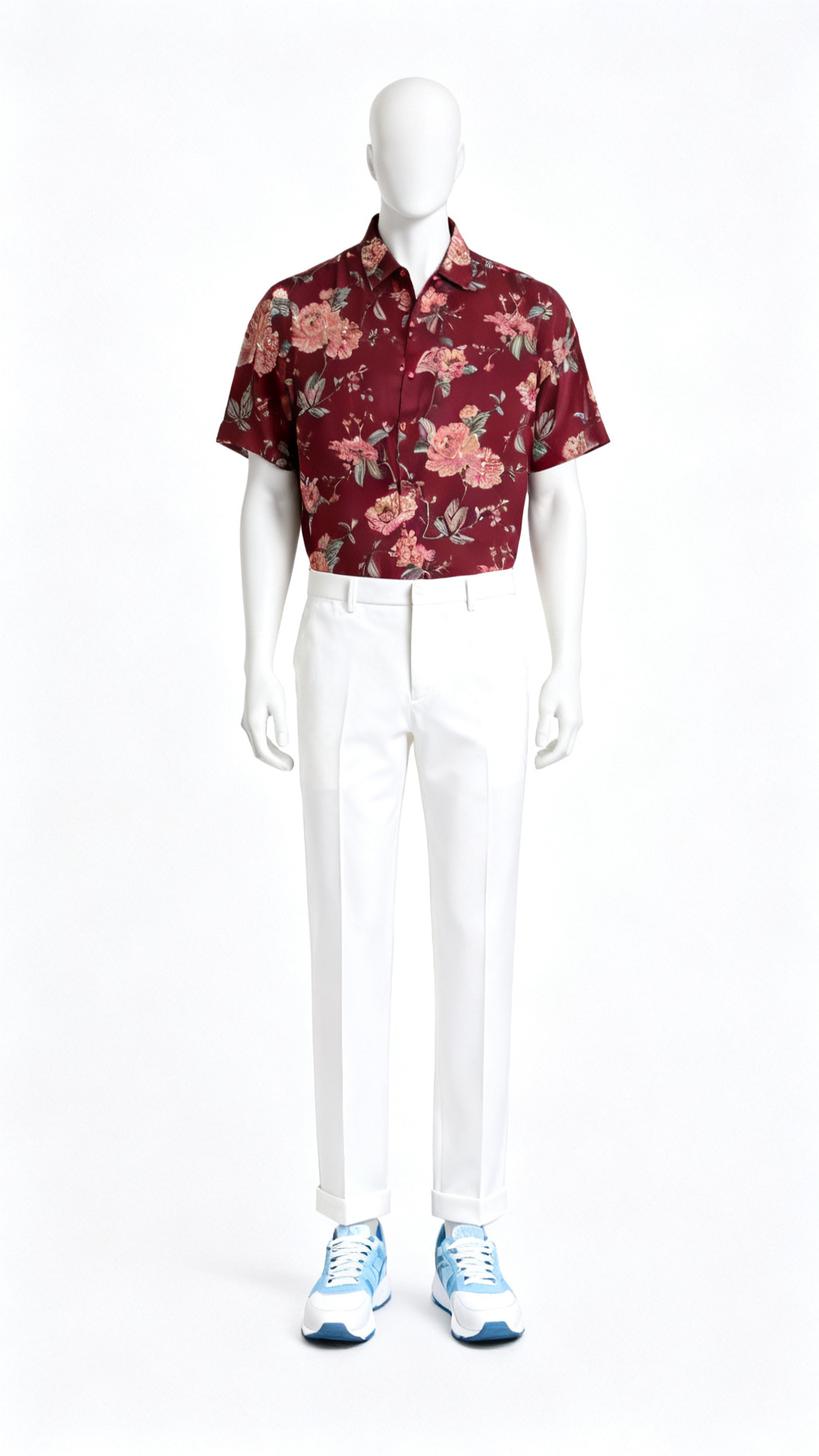 Men's Floral Print Shirt