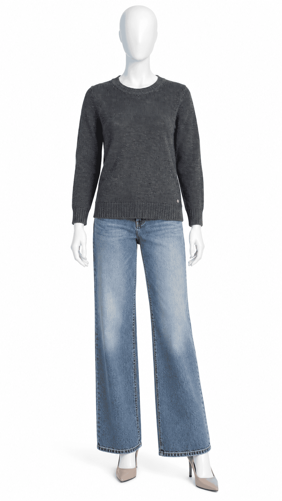 Women Black Knit Sweater