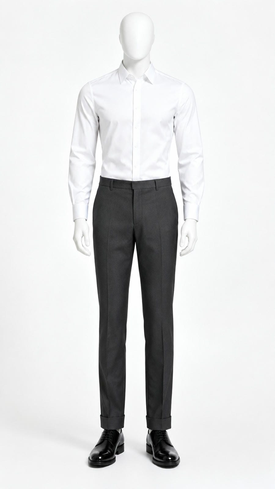 Men Black Formal Trouser